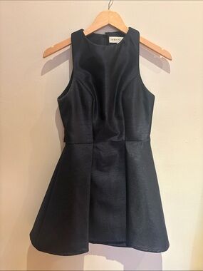 KEEPSAKE the Label Black Sleeveless Fit-and-Flare Tunic Dress